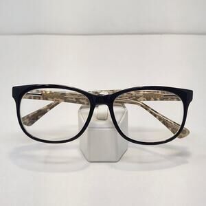 Modern Optical Attract Full Rim Eyeglasses Glasses Frames Black Animal Print